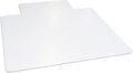Dimex Office Chair Mat for Low‑Pile Carpet – 45" x 53" Clear Desk Floor Protector with Lip, Smooth Glide PVC for Rolling Chairs