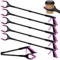 6 Pack 32 Inch Commercial Trash Grabber for Elderly Assist, Heavy Duty Lightweight Reacher with Ergonomic Handle & Non-Slip Grip, Multi-Use Outdoor Home Garden Cleanup Mobility Aid Tool
