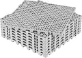 ToLanbbt Modular Interlocking Cushion 8P 11.8" x 11.8" Interlocking Rubber Floor Drain Holes Non-Slip Splicing Drainage Mats for Deck, Shower, Kitchen, Drain Pool, Sauna Bath, Indoor Outdoor (Grey)