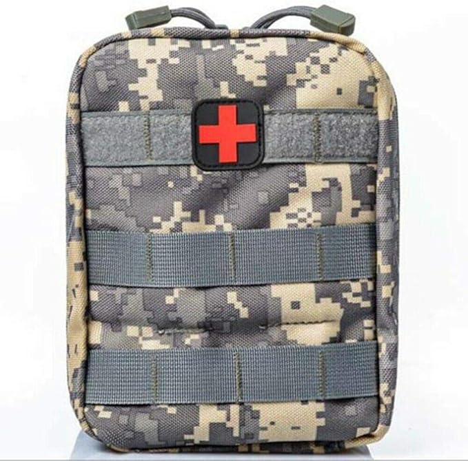 ASA TECHMED Tactical Military MOLLE First Aid IFAK Utility EMT Medical Pouch (Bag Only) Ideal Gift for First Responder, EMT, Paramedics, Soldiers, Police and More