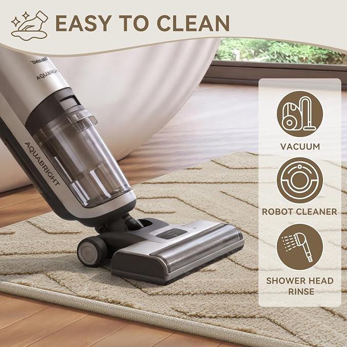 Non-Slip Bath Mat with Rubber Backing, 16x24-2pc Washable Thin Bath Mats for Bathroom Floor, Absorbent Bathroom Rugs, Quick Dry, Fits Under Door Brown