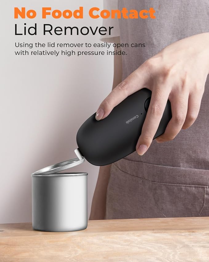 Canslab Ultrablde (Basic Version）_Rechargeable Electric Can Openers for Kitchen for Seniors with Arthritis- USB Battery Can Opener for Any Size Can - Smooth Edge, Handsfree, Wall Mountable Opener