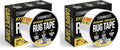 Double Sided Rug Tape [2 Inch x 30 yd] Carpet Tape for Securing Area Rugs to Carpets, Laminate, and Hardwood Floors, Easy to Remove and Restick Without Residue or Damage to Rug or Floor (Pack of 2)