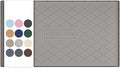 URMONA 40" x 22" Waterproof Silicone Mat in Multiple Sizes & Colors, Under Sink Mat for Kitchen & Bathroom, Pet Food Pad for Dogs & Cats, Kitchen Cabinet Liner, Multi-Purpose for Storage(Beige)