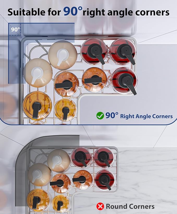 3 Pack Corner Shower Caddy Organizer, Rustproof Corner Shower Shelves, No Drilling Bathroom Corner Shelf with Hooks and Toothpaste Holder