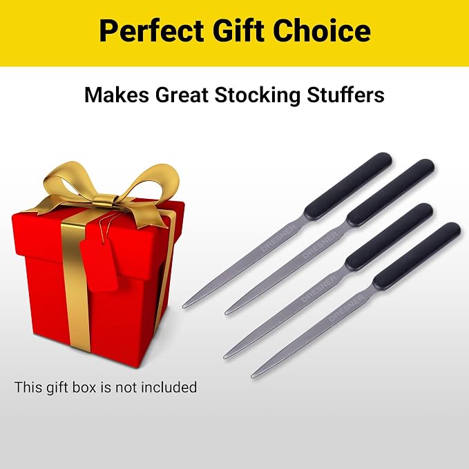 1 Lightweight Stainless Steel Letter Opener, 7.5 Inches Long and One-Piece Construction, Perfect Envelope, Mail and Letter Opener Envelope Slitter for the Home and Office.