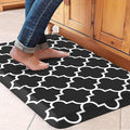 WISELIFE Anti Fatigue Floor Mat - 4/5 Inch Kitchen Mat Non Slip Waterproof Heavy Duty Ergonomic Comfort Mat Durable for Home, Office, Sink, Laundry,(17.3" x 28", Black)