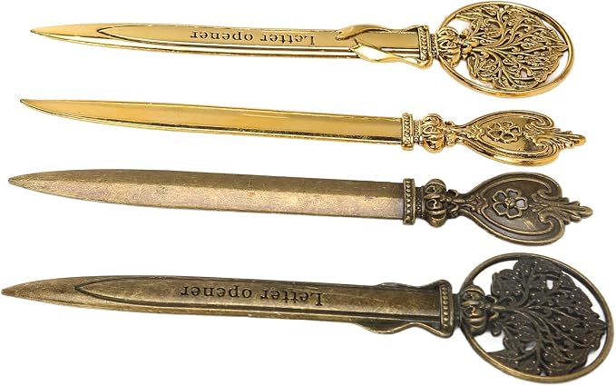 Tbest Plies 4 Pcs Leer Opene R Lihtweiht Cact Zinc y Ail Opener Knife And School Plies