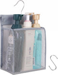 ALYER Hanging Mesh Shower Caddy Organizer Bathroom Storage Bag with Hooks for College Dorm, Gym, Swimming,RV and Travel,Gray