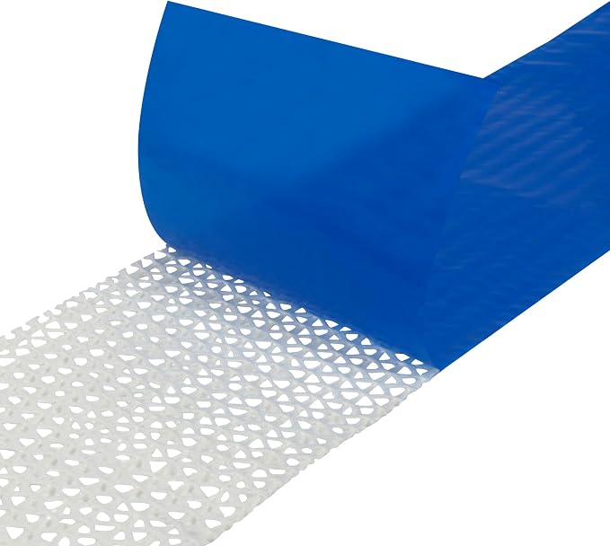 ROBERTS 50-580 Roll of Indoor Traction Anti-Slip Gripper Rug Strip Tape for Small Rugs, 2-1/2” x 25 ft, Blue