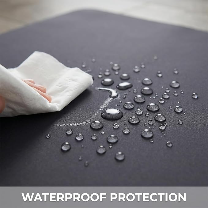 Splat Mat for Under High Chair/Arts/Crafts, WOMUMON Washable Spill Mat Waterproof Anti-Slip Floor Protector Splash Mat, Messy Mat and Table Cloth