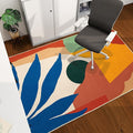 Office Chair Mat for Hardwood Floor, 60"x45" Easy Glide Computer Desk Mat Protector for Rolling Chair Under Desk Rug Nonslip Backing, Machine Wash, (Modern)