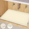 Under Sink Mat for Kitchen Silicone Waterproof Under Sink Liner, Flexible Sink Cabinet Organizer Tray with Drain Hole, Hold up to 3.3 Gallons Liquid, Easy to Clean