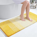 OLANLY Large Bathroom Rugs Mat 44x32, Extra Soft Absorbent Microfiber Bath Rugs, Rubber Backing, Quick Dry, Machine Washable Bath Mat for Bathroom Floor, Tub and Shower, Home Decor Accessories, Yellow
