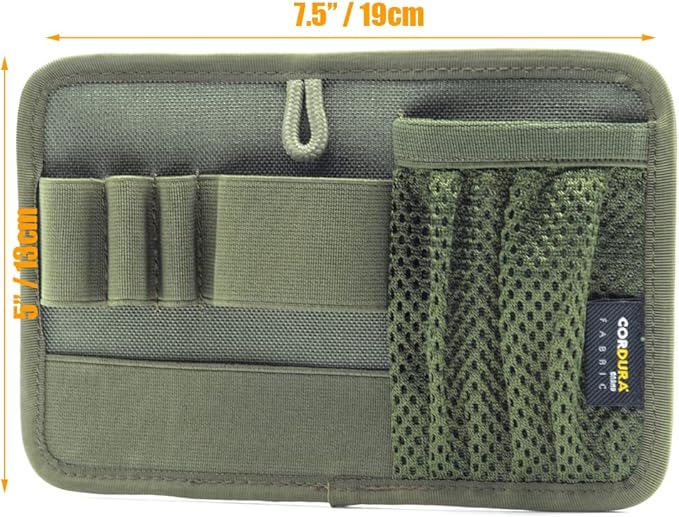 Tactical Bag Insert Modular Organizer Utility Admin Pouch Hook Fasteners, Modular Pack Insert Organizer