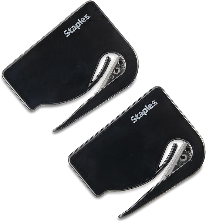 Staples Letter Openers, 2‑Pack – Durable Precision Envelope Openers