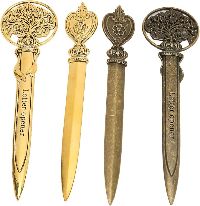 Tbest Plies 4 Pcs Leer Opene R Lihtweiht Cact Zinc y Ail Opener Knife And School Plies