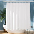 Titanker White Shower Curtain Liner, 72x65 PEVA Shower Liner Inside Shower Curtain Liner Washable Shower Curtains for Bathroom with Magnets and Rustproof Metal Grommet Holes