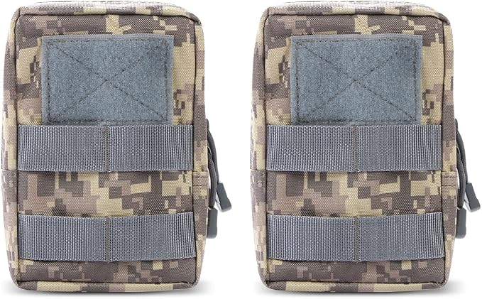 4-Pack Molle Pouch Tactical Molle Pouches Compact Utility EDC Waist Bag Pack
