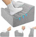 Under Desk Foot Rest, Non-Slip Office Foot Stool for Office & Gaming Chair, Leg Support for All-Day Comfort (Light Gray)