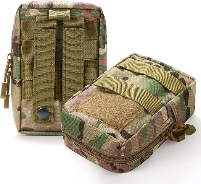 4-Pack Molle Pouch Tactical Molle Pouches Compact Utility EDC Waist Bag Pack