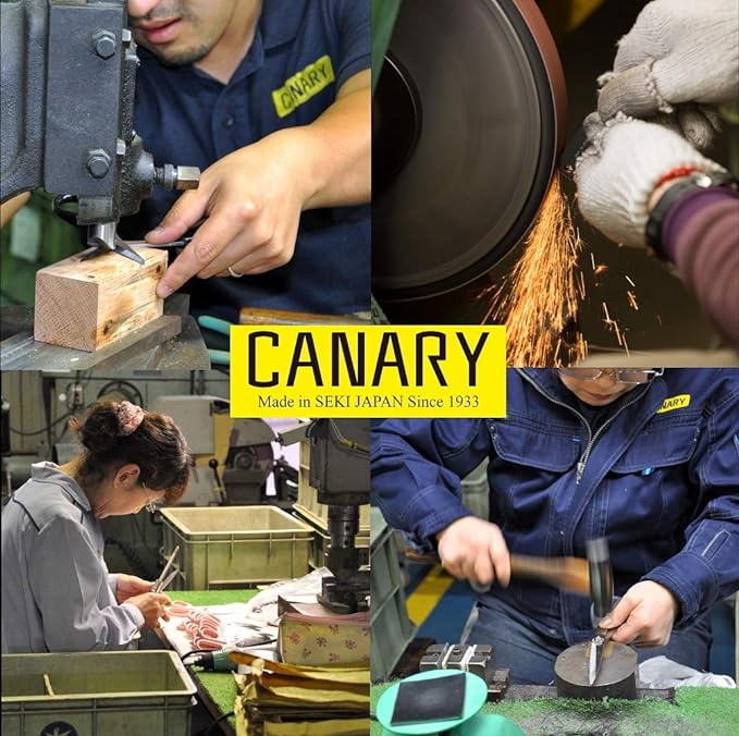 CANARY Box Opener Tool 5" - Mini Package Opener Box Cutter Knife for Opening Packages - Made in Japan, Red