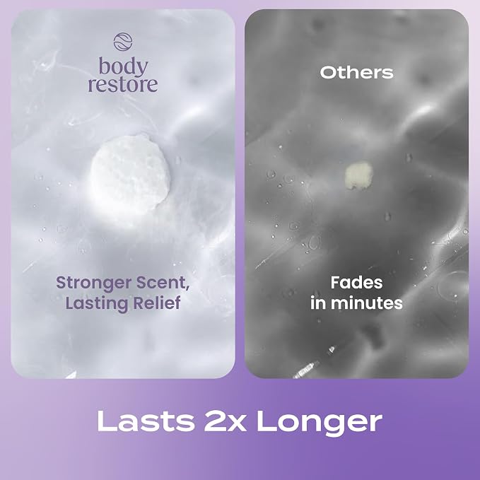 Body Restore Shower Steamers Aromatherapy 15 Pack – Fathers Day Gift for Dad, Luxury Spa Gifts for Men, Relaxation Stress Relief Self Care – Premium Lavender Essential Oil Tablets