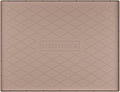 URMONA 28" x 19" Waterproof Silicone Mat in Multiple Sizes & Colors, Under Sink Mat for Kitchen & Bathroom, Pet Food Pad for Dogs & Cats, Kitchen Cabinet Liner, Multi-Purpose for Storage(Khaki)