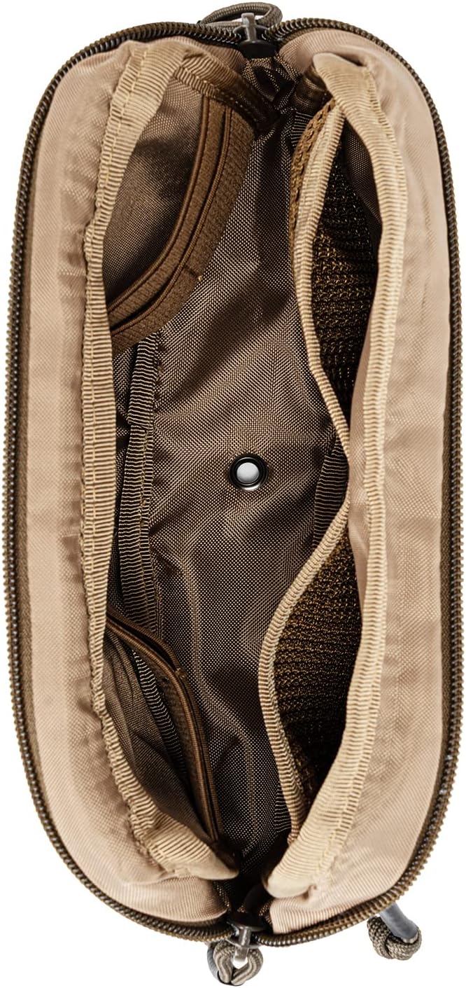 Mini Modular Admin Pouch Tactical MOLLE Utility Tool Pouch for Chest Rig Duty Vest Battle Belt Backpack Accessory Small Dangler Bag EDC Gear Carrier IFAK Medical Kit Organizer