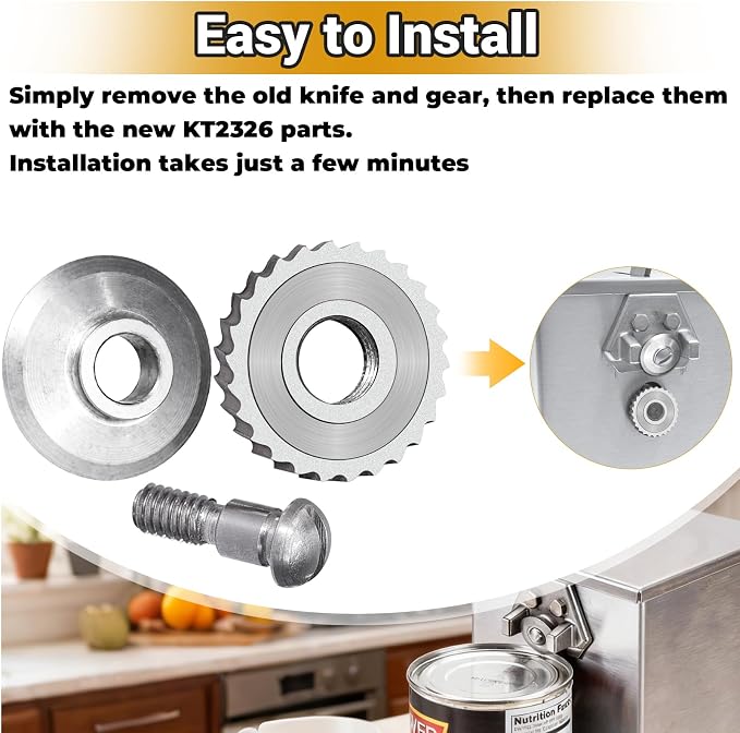 KT2326 Replacement Knife Gear Kits Compatible with 203 and 266 Electric Can Openers