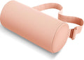 Lumbar Roll Support Pillow for Office Chair, Car, Gaming Chair, Memory Foam Back Cushion with Washable Cover for Relieving Back Pain & Improving Posture,Pink