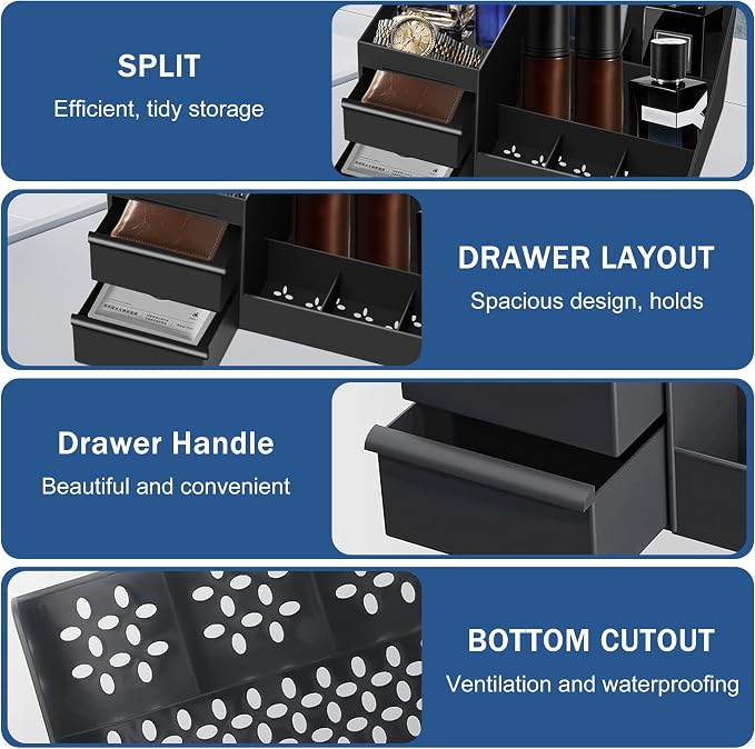 Mens Cologne Organizer,Mens Bathroom Organizer,Cologne Organizer for Men,Perfume Organizer,Cologne Stand,Cologne Shelf,Perfume Stand,Bathroom Countertop Storage,Easter Gifts for Men