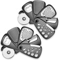 2 Pack Kitchen Gadgets Set 12 Pieces, Space Saving Cooking Tools Kitchen Accessories-Garlic Grinder, Cheese Grater, Vegetable Peeler, Pizza Cutter, Herb Stripper, Bottle Opener, Gadgets Gift Set