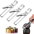 Adjustable Jar Opener, Stainless Steel Bottle Opener for Weak Hands,Multifunctional Jar Lid Opener Gripper for Seniors with Arthritis,Easy-Open Kitchen Tool for Senior and Kids (3)