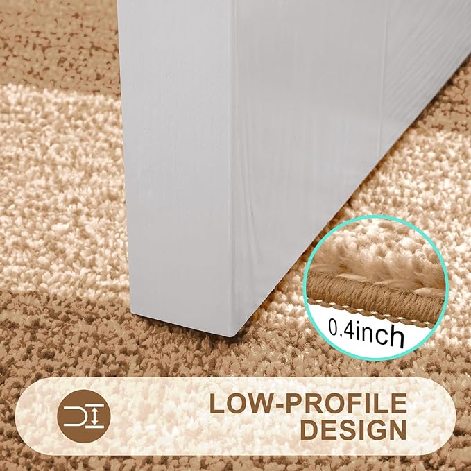 Kitinjoy Indoor Outdoor Door Mat, 71x24 Non-Slip Absorbent Dirt Trapper, Low-Profile Washable Inside Entrance Front Floor Mat, Sturdy Soft Entry Doormats for Entryway, Camel