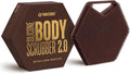 TOOLETRIES Premium Silicone Body Scrubber 2.0, Hygienic Loofah Alternative, Exfoliating Shower Scrubber for Sensitive Skin, Quick Drying & Long-Lasting Bathroom Essentials for Men & Women - Chocolate