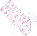 Bath Mat for Tub Non Slip, Cute Bow Bathtub Mats for Girls Non Slip Shower Mat, Machine Washable 40"x16" Long Pink Tub Mats with Suction Cups and Drain Holes for Toddler & Women, Bathroom Decor(Bows)