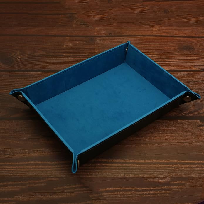 Valet Organizer - Catchall Tray for Jewelry, Wallets, Watches, Keys, Coins, Phones, Glasses - Perfect for Nightstand, Desk, Entryway