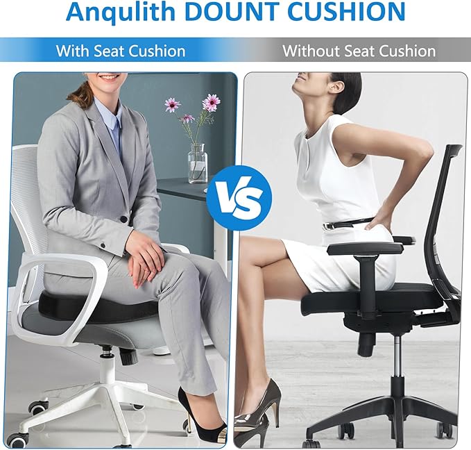 Donut Pillow, Donut Cushion for Tailbone Pain Relief and Hemorrhoids, Donut Seat Cushion for Coccyx, Sciatica, Surgery and Postpartum, Hemorrhoid Pillow for Long Sitting Office Workers, Car Drivers