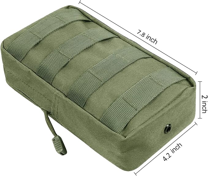 4-Pack Molle Pouch Tactical Molle Pouches Compact Utility EDC Waist Bag Pack