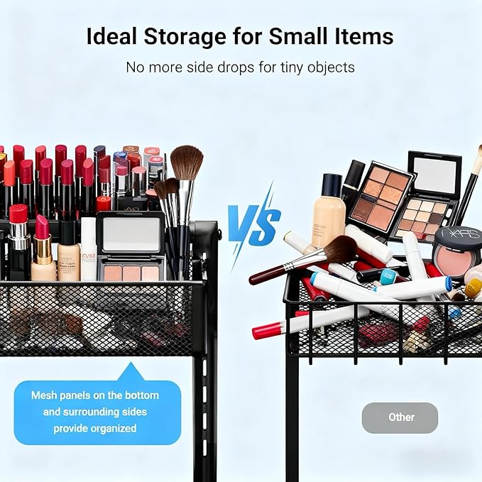 Under Sink Organizer, Adjustable Height 2 Tier Under Sink Organizers and Storage Multi-Purpose Under Sink Storage for Bathroom Kitchen
