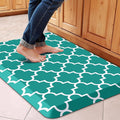 WISELIFE Anti Fatigue Floor Mat - 4/5 Inch Thick Kitchen Mat Non Slip Waterproof Heavy Duty Ergonomic Comfort Mat Durable for Home, Office, Sink, Laundry,(20" x 32", Green)