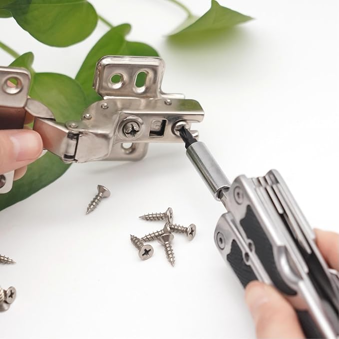 PLB027 stainless steel multi-function plier. 27 functions with knife, fish scaler, screwdrivers, can and bottle opener, 11 bits and 1 socket. Hand size and easy to carry and use indoor, outdoor