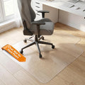 Chair Mat for Hardwood Floor, 35.5" x 47.5" Clear Office Chair Mat for Hardwood Floors with Lip, Desk Chair Mat for Rolling Chair, Smooth Rolling Desk Chair Mat, Easy-Clean Floor Protector