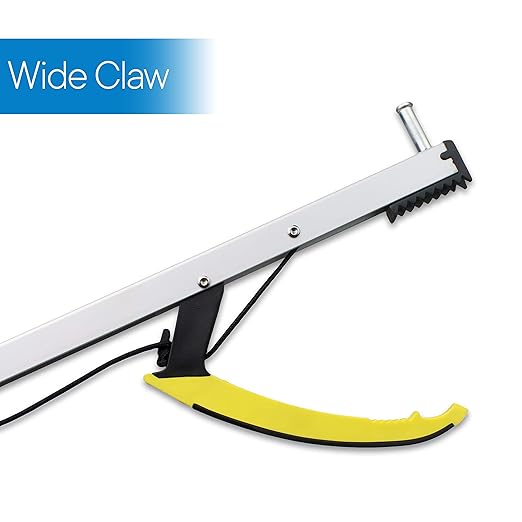 RMS 26 Inches Folding Grabber Reacher with Ergonomic Handle for Mobility and Reach Limitations