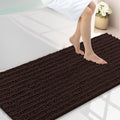 Smiry Bathroom Rugs Mat 59x24, Extra Soft Absorbent Chenille Bath Rugs, Non Slip Rubber Backing Machine Washable Quick Dry Bath Mats for Bathroom Floor, Tub, Shower, Home Decor Accessories, Brown