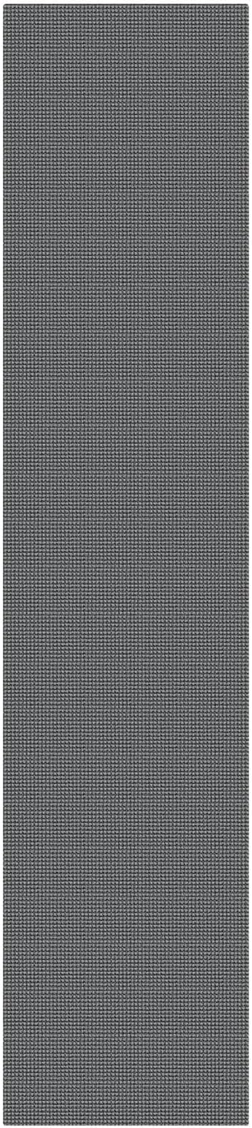 KOZYFLY Cotton 3x12 Runners Rugs for Hallway, Long Washable Runner Rug, Woven Non Slip Kitchen Runner, Braided Entryway Rug, Floor Carpet for Entry, Aisle, Hall, Grey/Dark Grey