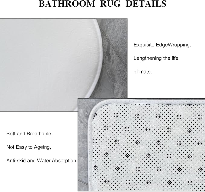 4Pcs Pink Black Girls Bathroom Sets with Shower Curtain and Rugs, Fashion Flower Perfume Toilet Lid Cover, Bath Mat, Women Girly White Striped High Heels Books Shower Curtain with 12 Hooks