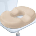 BlissTrends Donut Pillow Seat Cushion, Donut Chair Cushions for Postpartum Pregnancy & Hemorrhoids, Tailbone Pain Relief Cushion, Memory Foam Lifting Cushions for Office & Home Chairs (Khaki, X-Large)