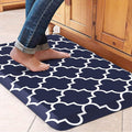 WISELIFE Kitchen Runner Rugs Anti-Fatigue mats - 4/5 Inch Non Slip Waterproof Ergonomic Comfort Mat for Kitchen, Floor Home, Office, Sink, Laundry (17.3"x 28",Blue)